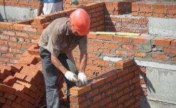 Кладка перегородок з цегли