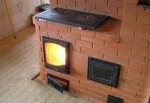 Піч із цегли для дому