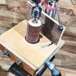 Приставка шліфувальний рейсмус для свердлильного верстата своїми руками