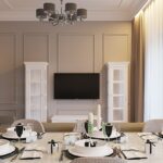 Стильний інтер’єр: 88 метрів в оливково-сірих і бежевих тонах