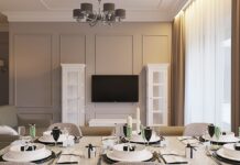 Стильний інтер’єр: 88 метрів в оливково-сірих і бежевих тонах