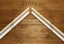 Стельовий плінтус своїми руками. Як зробити рівний кут на стельовому плінтусі без спеціальних пристосувань своїми руками.