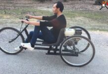 Як зробити простий трайк з бензиновим мотором