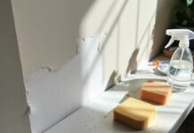 Як видалити шпалери за допомогою гарячої води та оцту